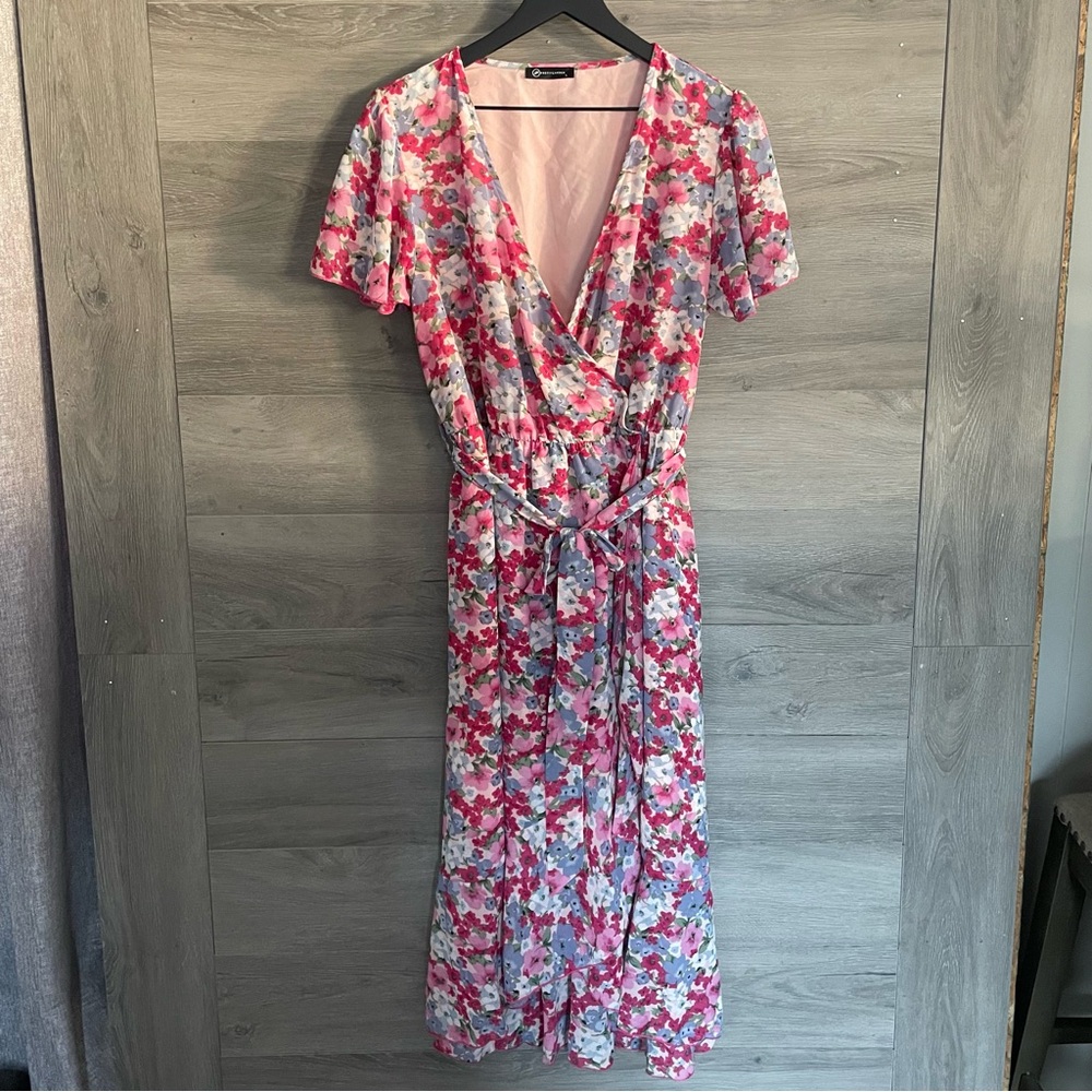 Prettygarden Floral Boho Dress